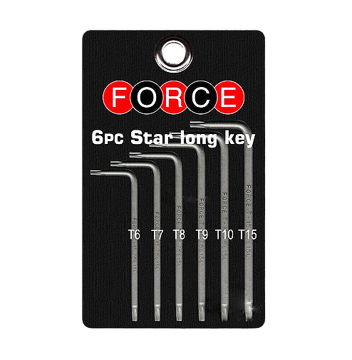 ست 6 عددی آچار ستاره ای بلند فورس مدل FORCE  50621L