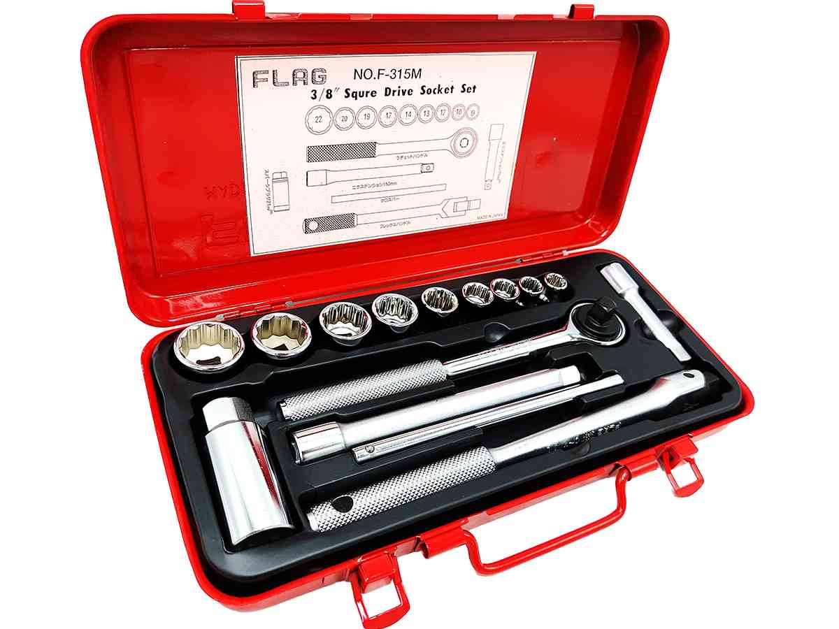 جعبه بکس 15 عددی فلگ مدل F315-M سایز 3/8