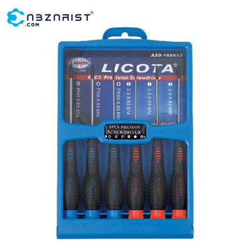مجموعه 6 عددی پیچ گوشتی ساعتی لیکوتا مدل ASD-168-K03