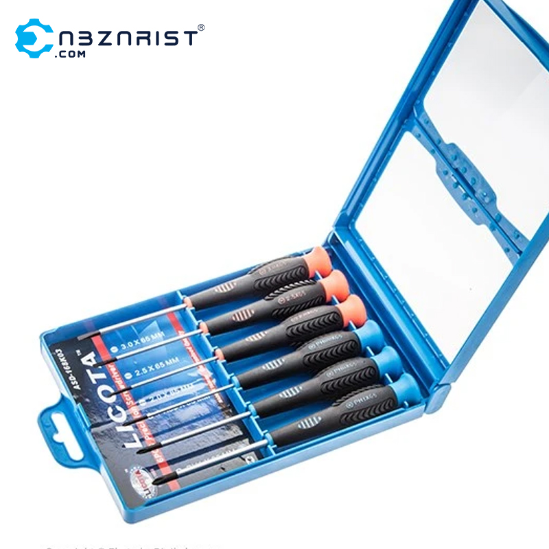مجموعه 6 عددی پیچ گوشتی ساعتی لیکوتا مدل ASD-168-K03