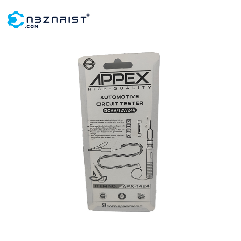 تستر فیوز و لامپ اپکس APPEX 1424
