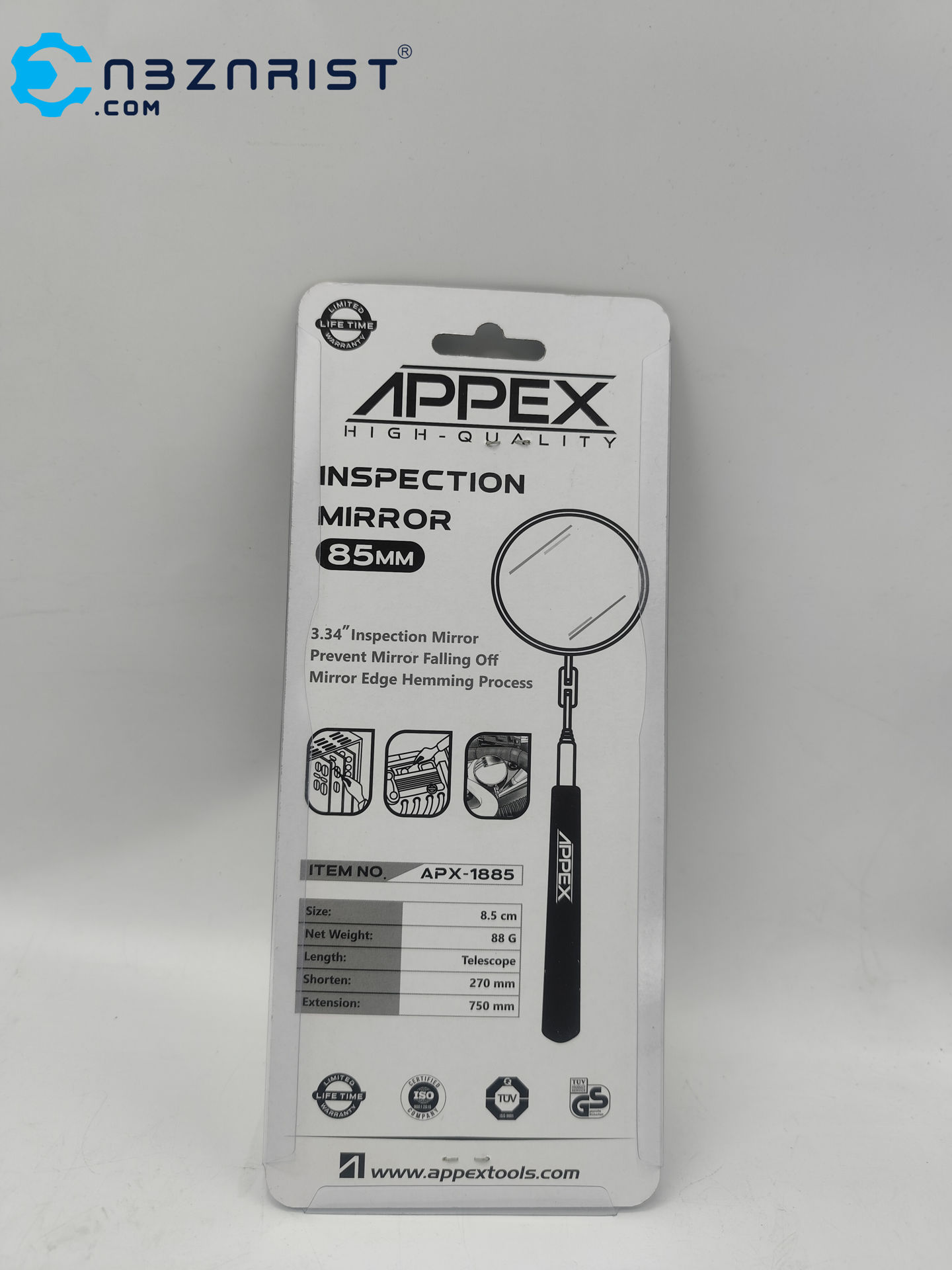 آینه مکانیکی دایره ای تلسکوپی اپکس مدل APX-1850