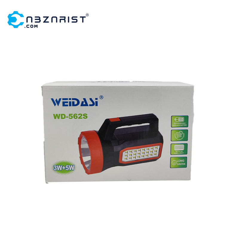چراغ قوه شارژی weidasi مدل WD-562s