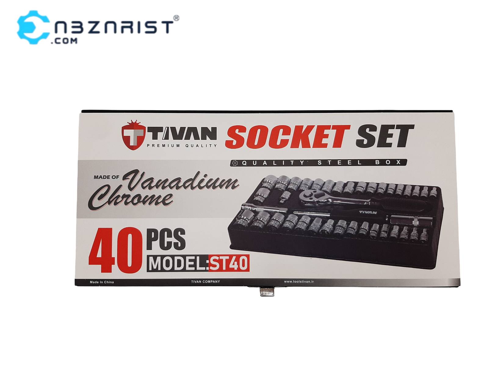 ست جعبه بکس 40 پارچه 3.8 تیوان-TIVAN