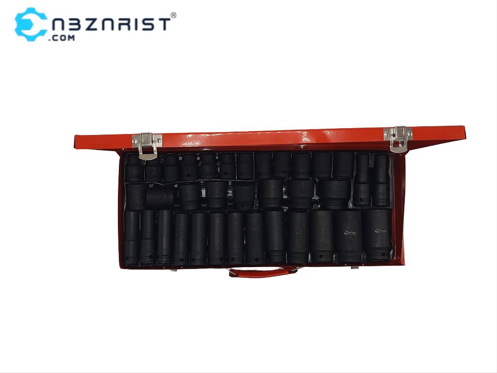 ست جعبه بکس 1/2 فشار قوی کوتاه و بلند 35 پارچه آ اس AS TOOL مدل AS-3135