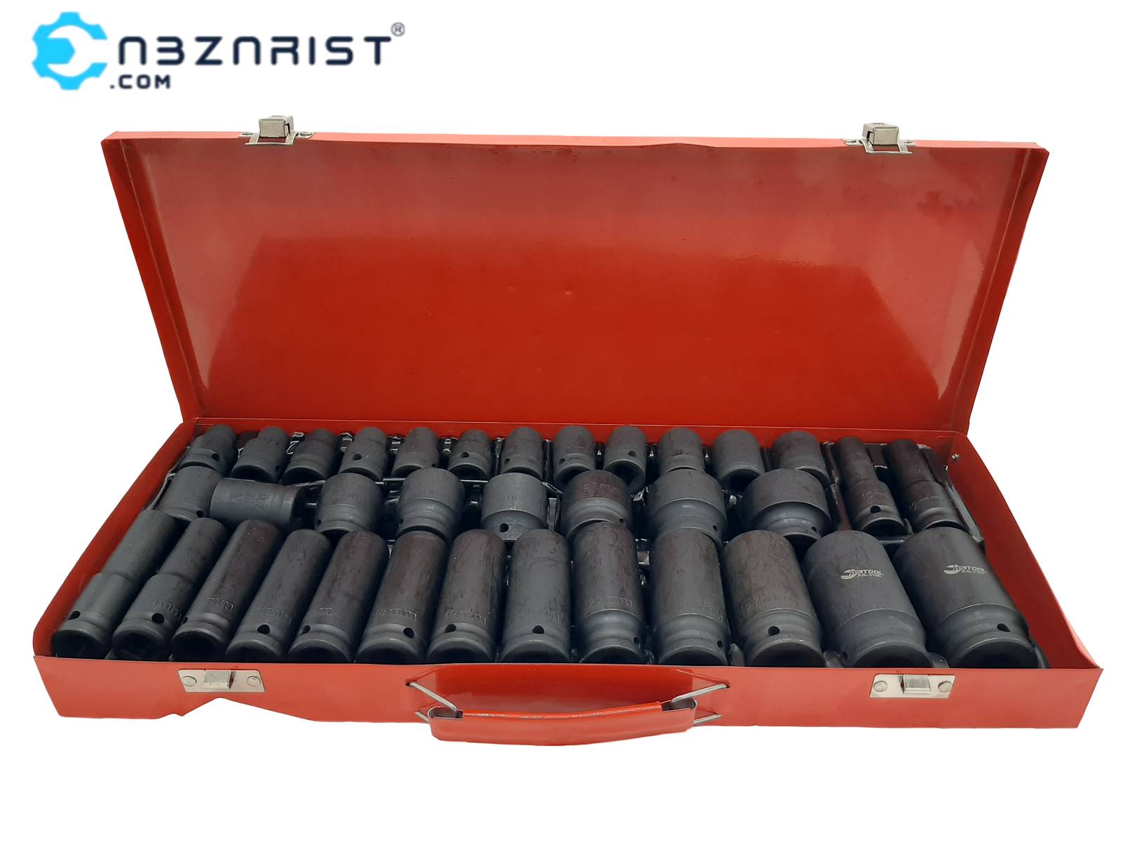 ست جعبه بکس 1/2 فشار قوی کوتاه و بلند 35 پارچه آ اس AS TOOL مدل AS-3135