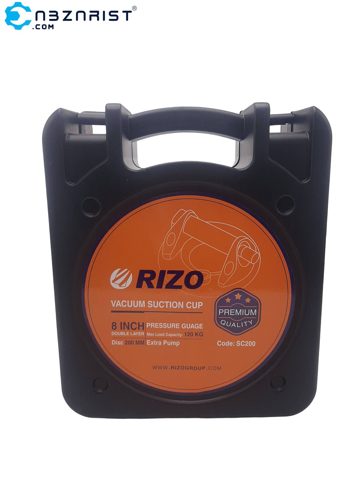 قاپک شیشه ای پمپی گیج دار 200 کیلوگرمی ریزو-RIZO مدل SC200