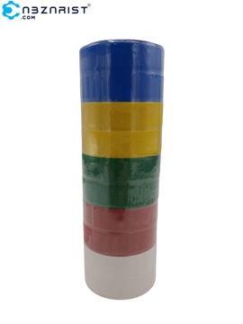 چسب برقی رنگی کایزر sk141 بسته 10 عددی