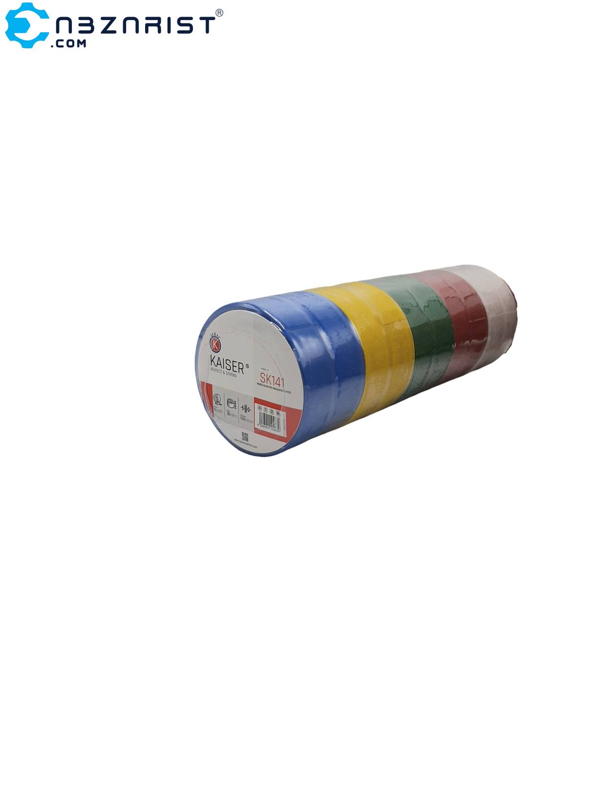 چسب برقی رنگی کایزر sk141 بسته 10 عددی